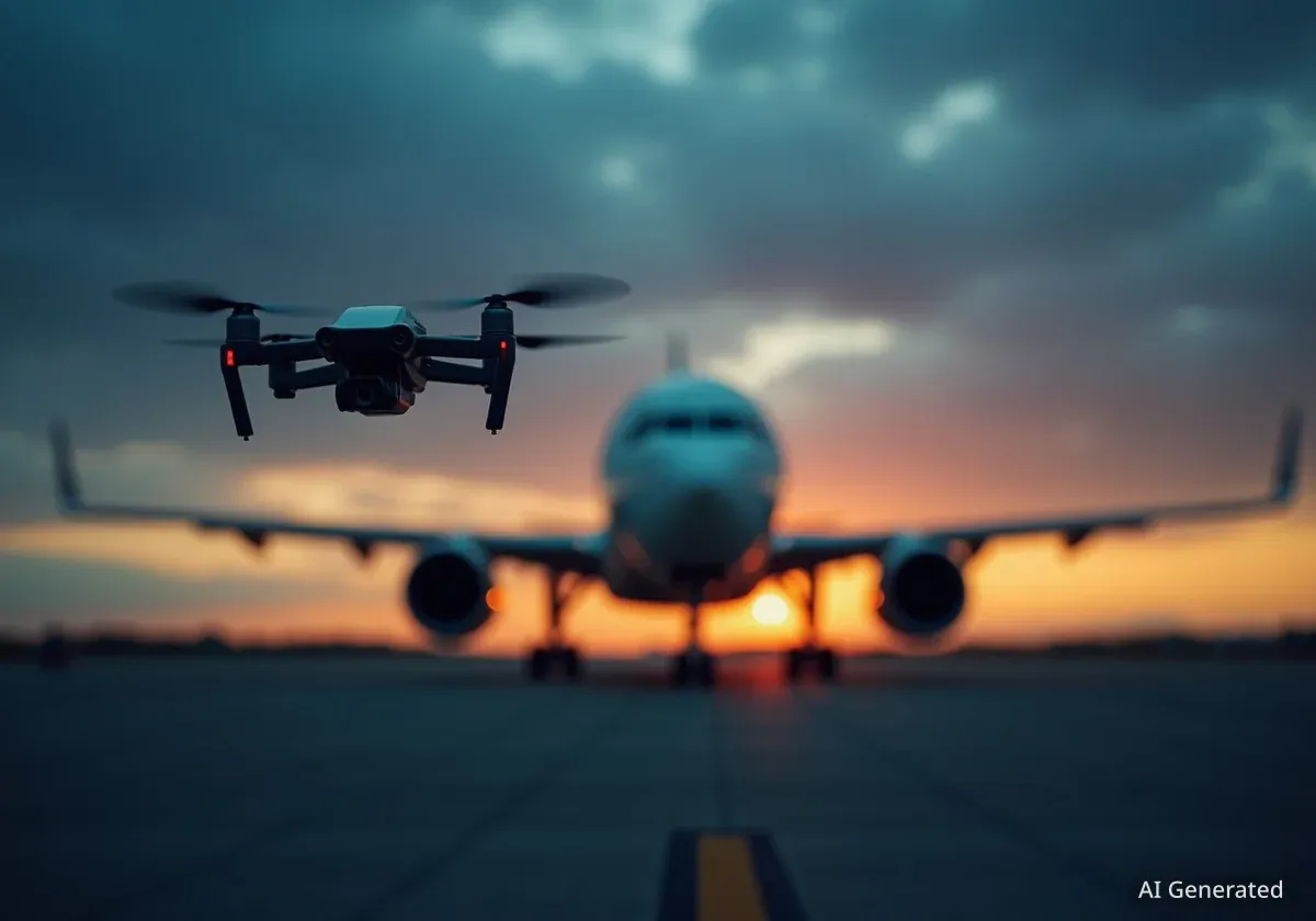 Drohnen am Flughafen Köln/Bonn: 12 Störungen gemeldet