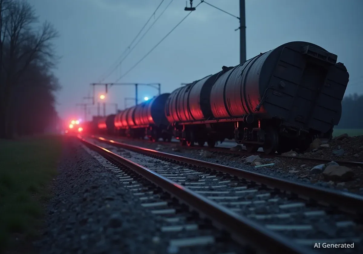 Güterzugentgleisung in Emmerich: Bahnstrecke gesperrt