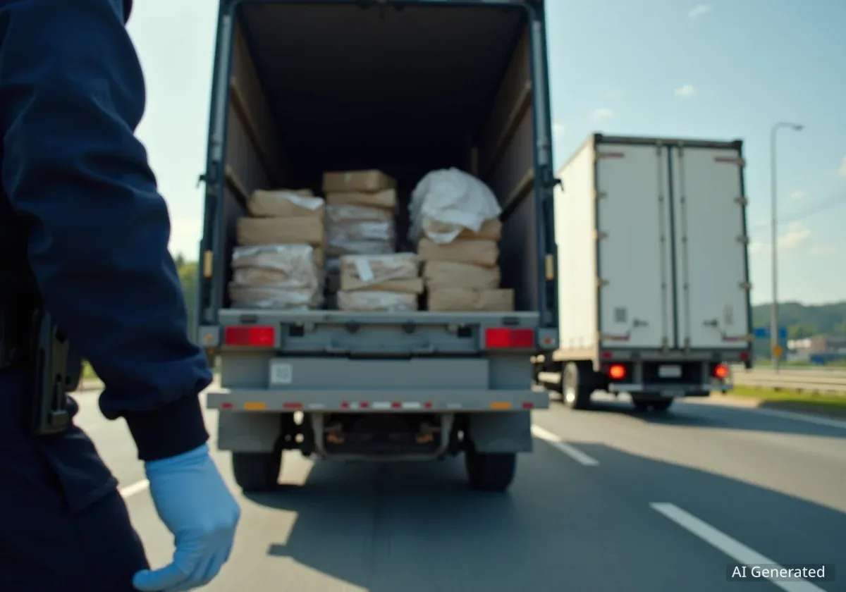 Zoll findet Drogen im Wert von einer Million Euro auf der A3