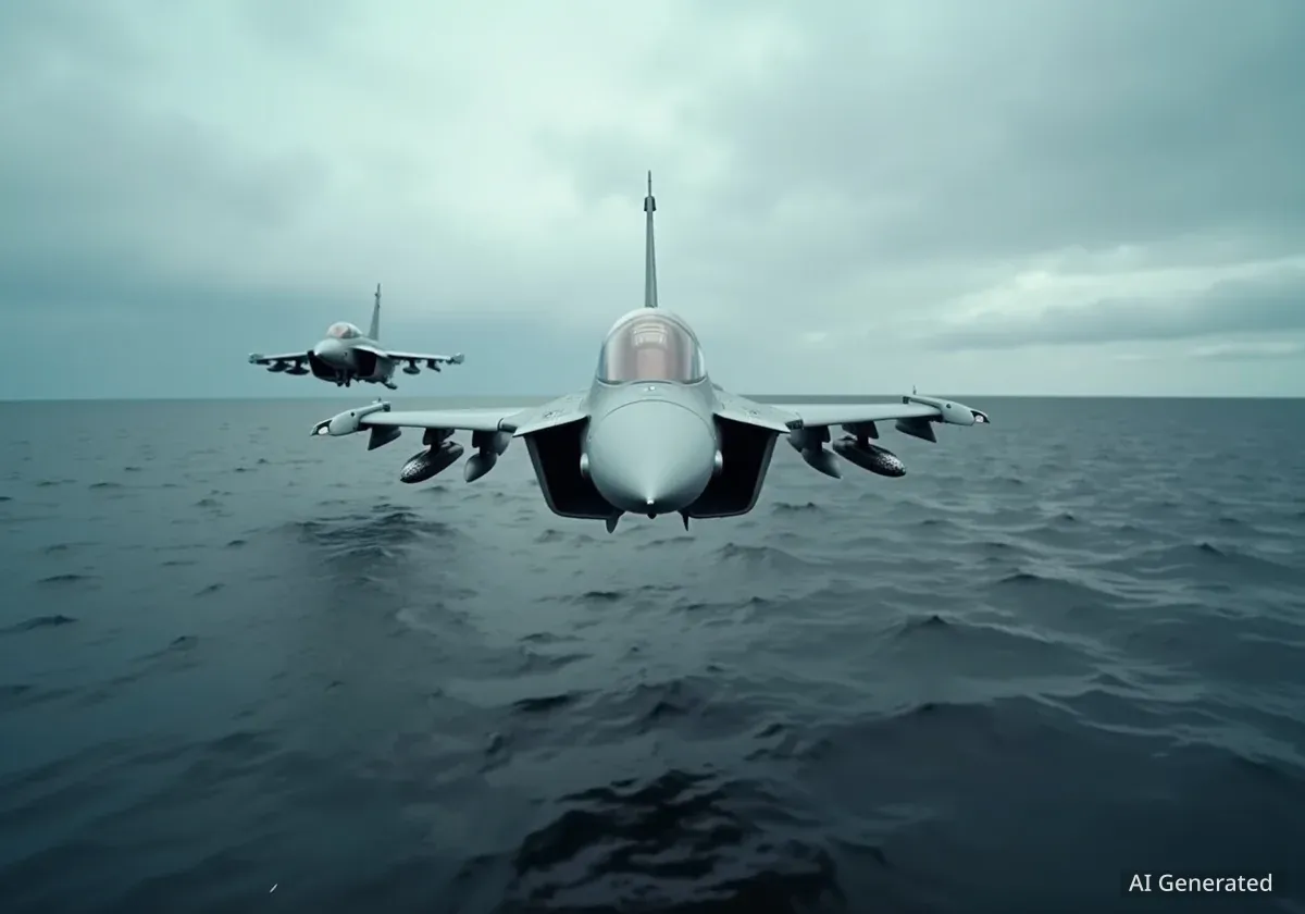 Eurofighter fangen russisches Aufklärungsflugzeug über der Ostsee ab