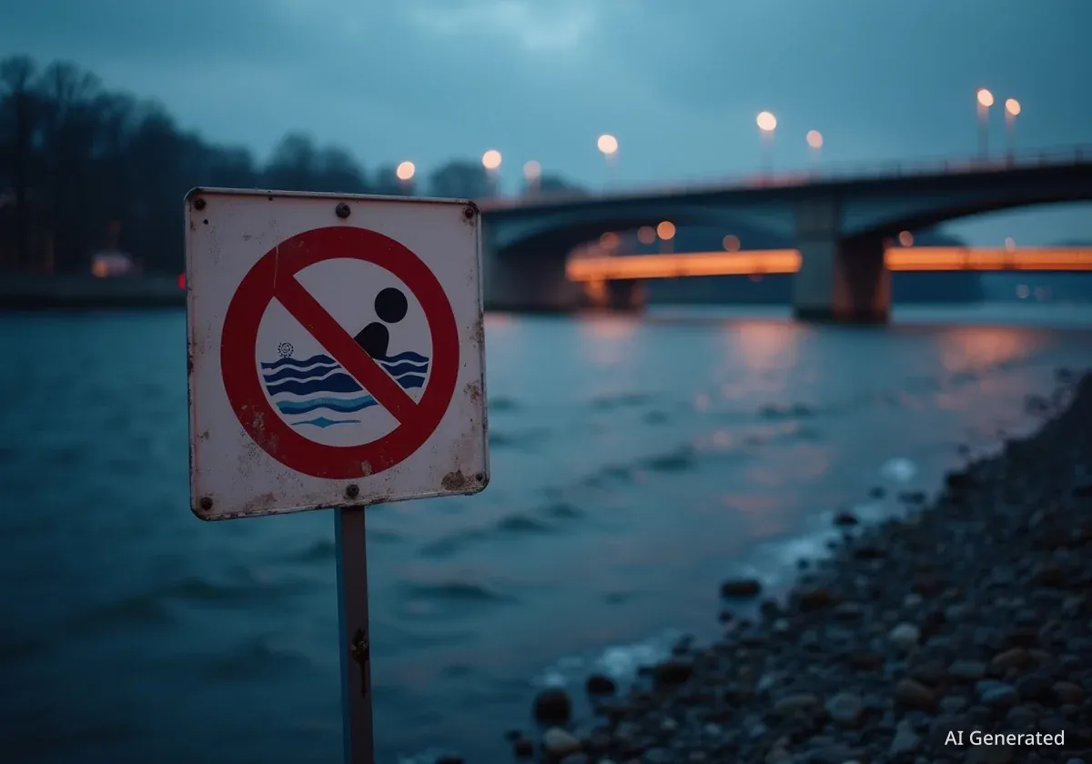 Mann nach Sprung in den Rhein vermisst