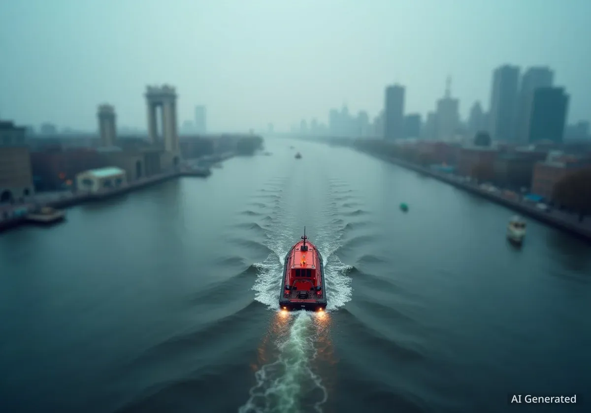 Großeinsatz in Köln: Person im Rhein vermisst