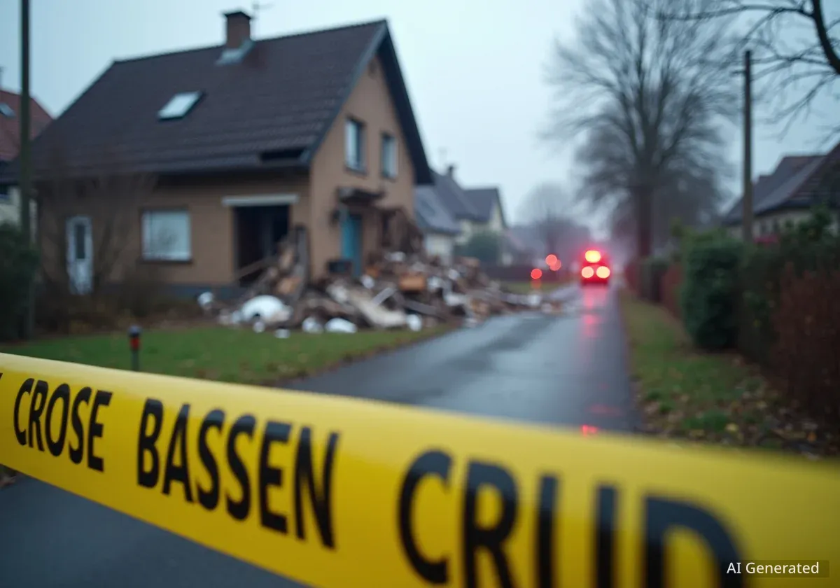 Explosion in Daaden zerstört Wohnhaus: Mehrere Verletzte