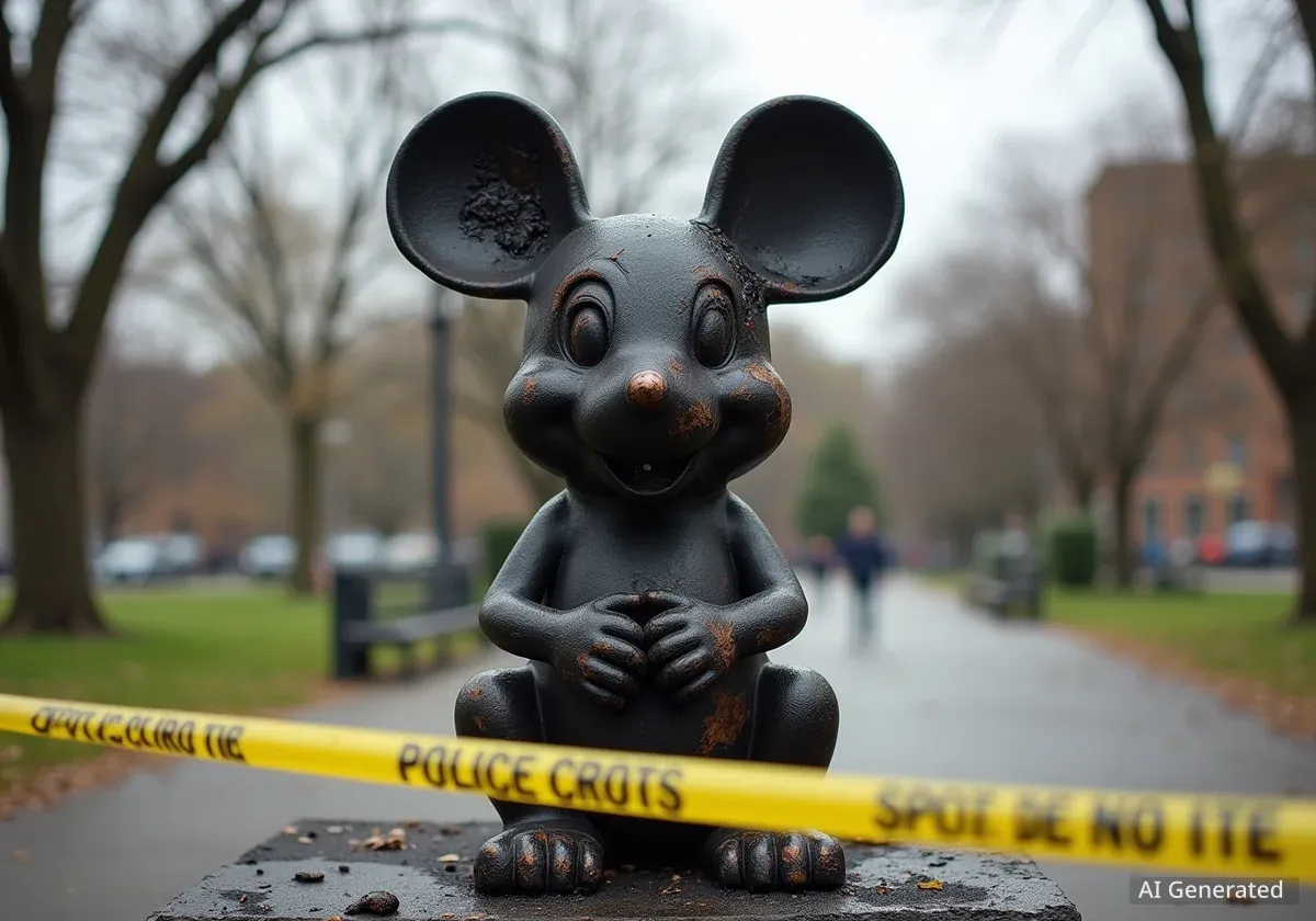 Kölner Maus-Figur: Täter nach Brandanschlag weiter flüchtig