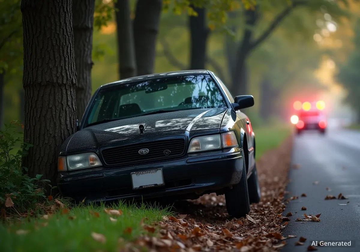 Tödlicher Unfall auf B58: 73-Jähriger stirbt nach Baumkollision