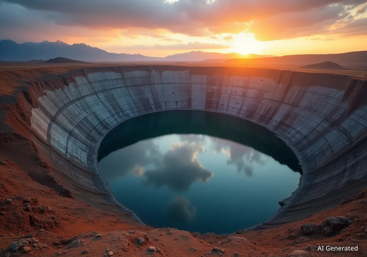 Tagebau Hambach: Ein See mit Rekordtiefe für die Region