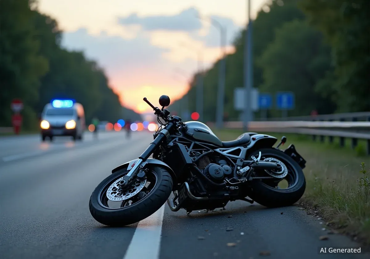 Schwerer Motorradunfall auf A1 bei Weilerswist