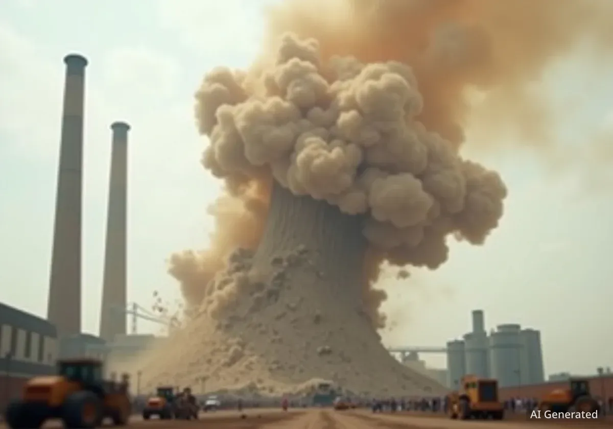 RWE sprengt 280-Meter-Schornstein in Werne