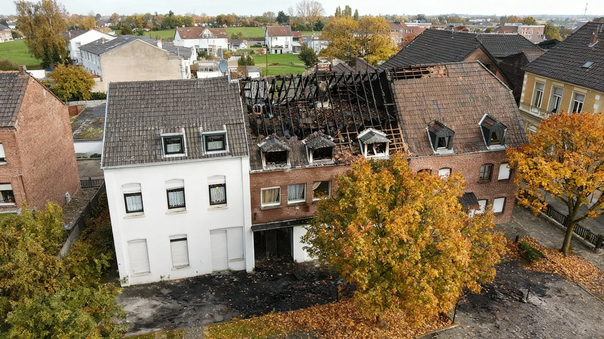 Feuer in Goch: Polizei jagt Bewohner nach möglicher Brandstiftung