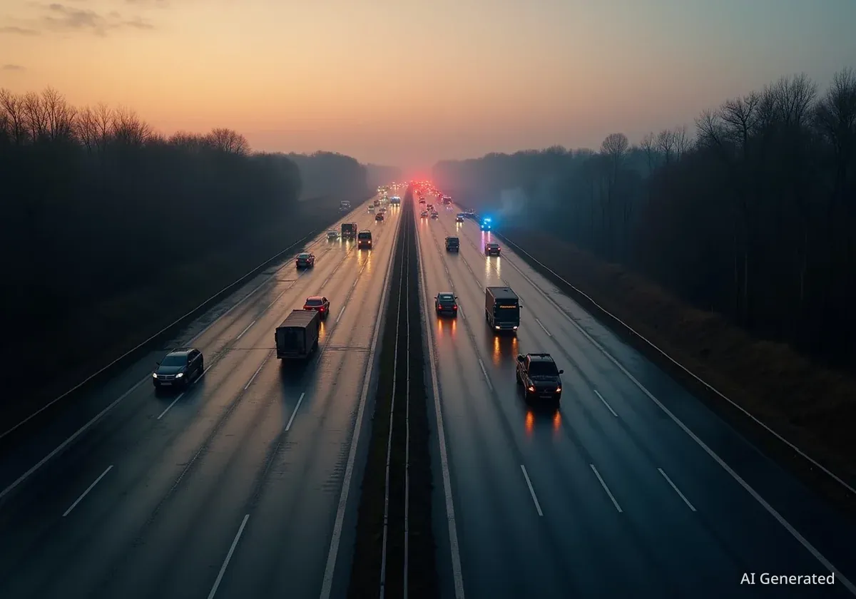 Tödlicher Unfall auf der A59 bei Köln