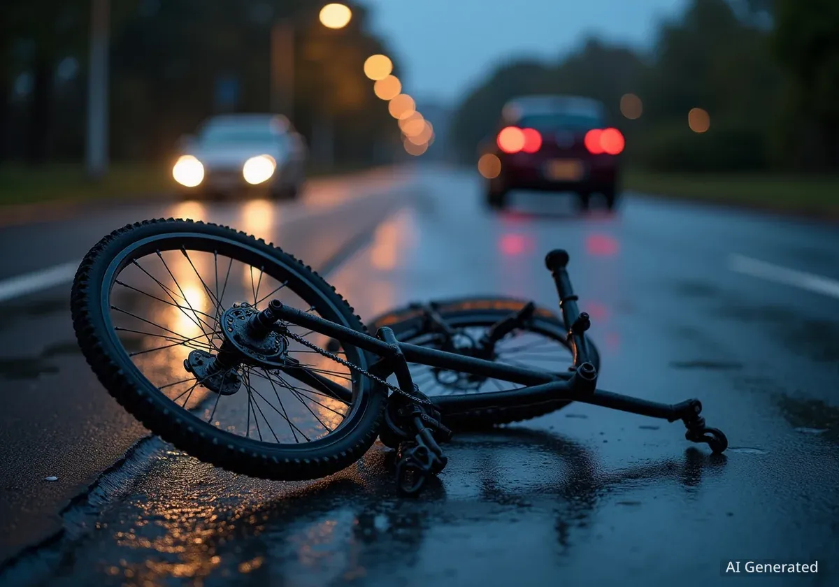 Radfahrer aus Köln in Bergisch Gladbach von Auto überfahren