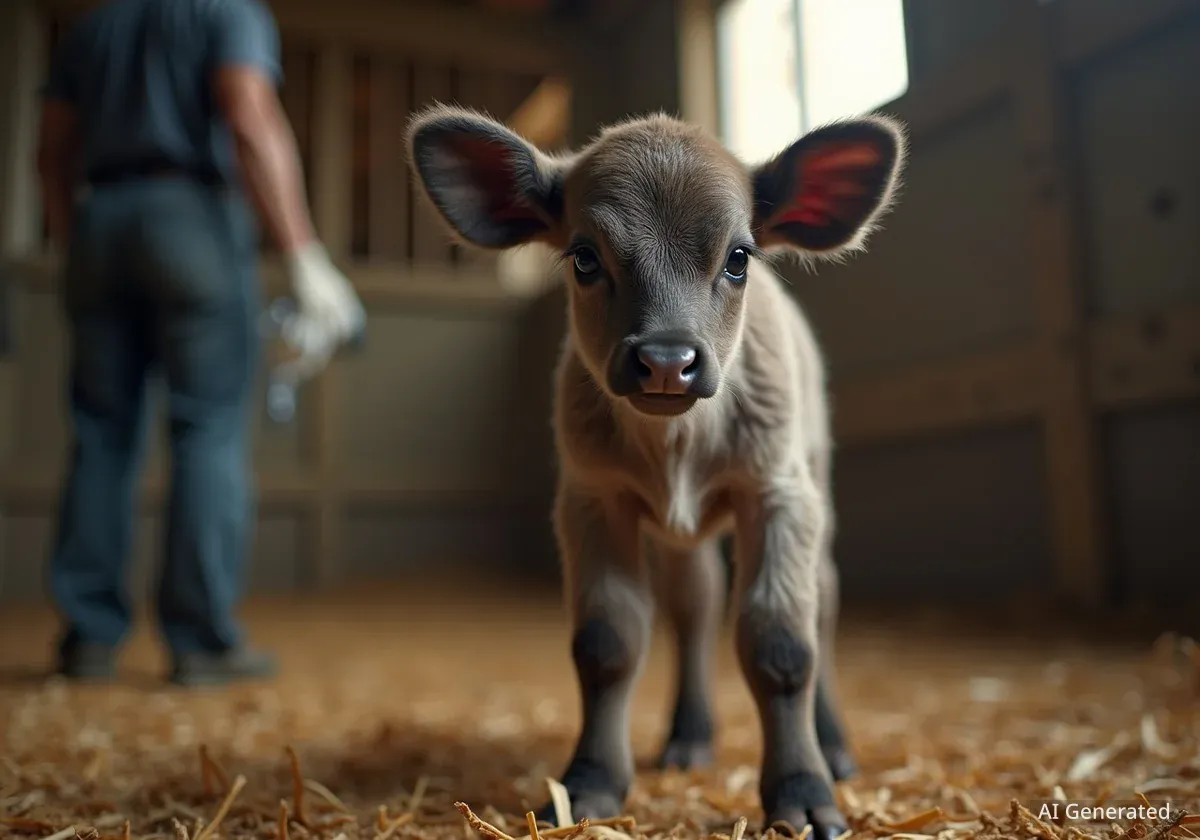 Seltener Nachwuchs im Kölner Zoo: Ein Kalb für den Artenschutz