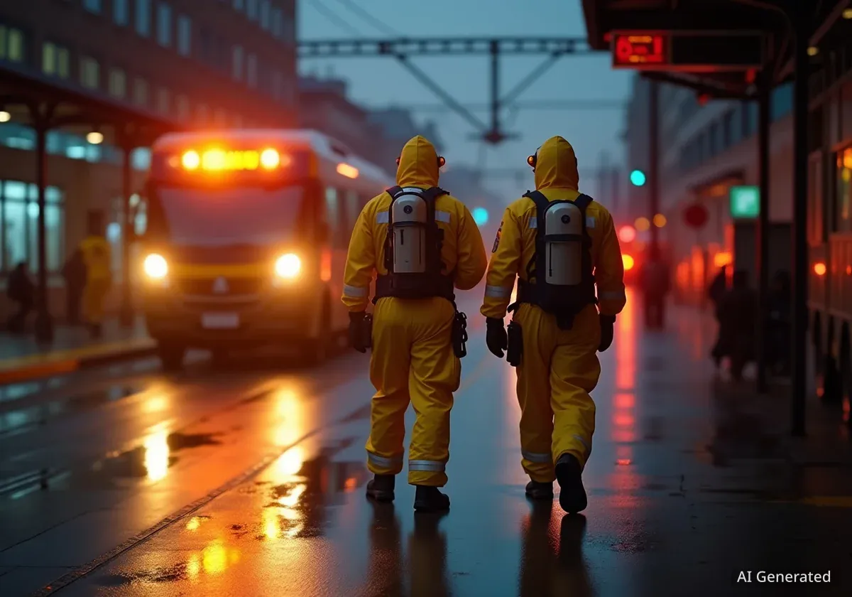 Iserlohn: Gefährliche Chemikalie am Stadtbahnhof