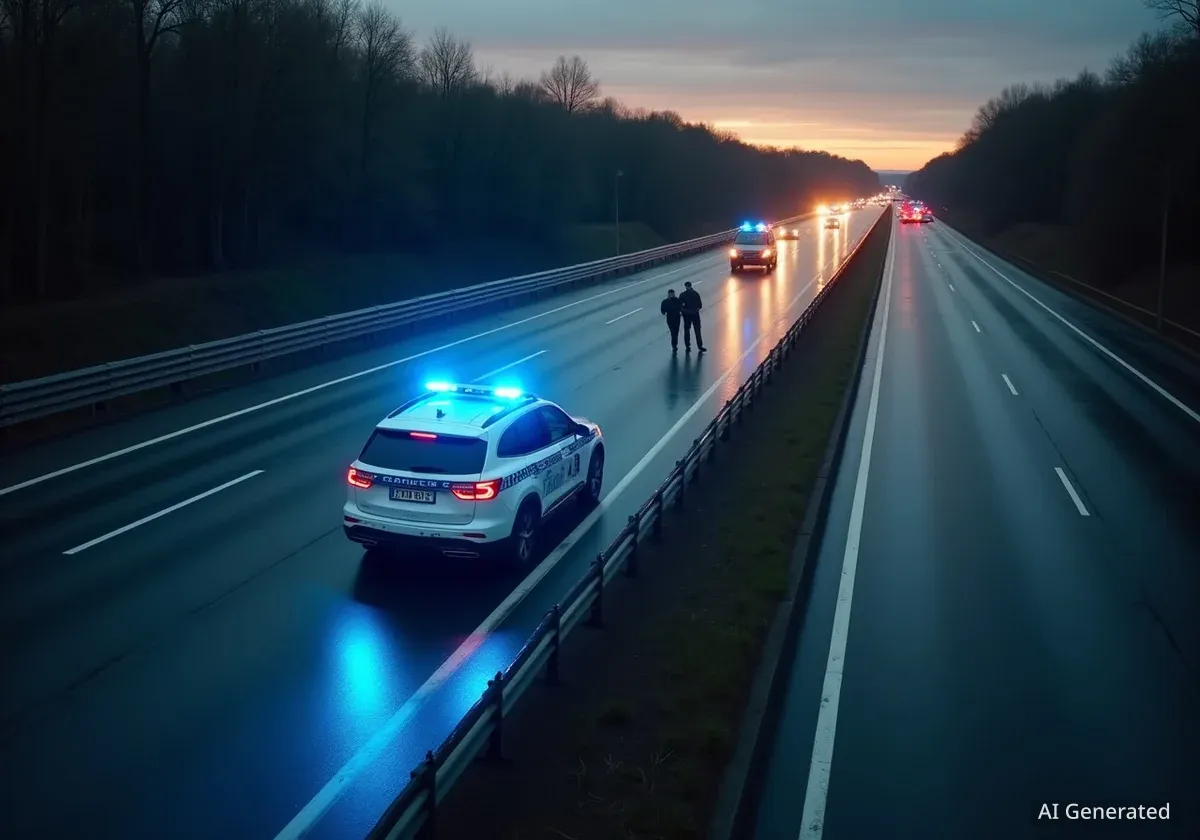 Unfall auf A3 bei Königsforst: Fahrer flüchtet