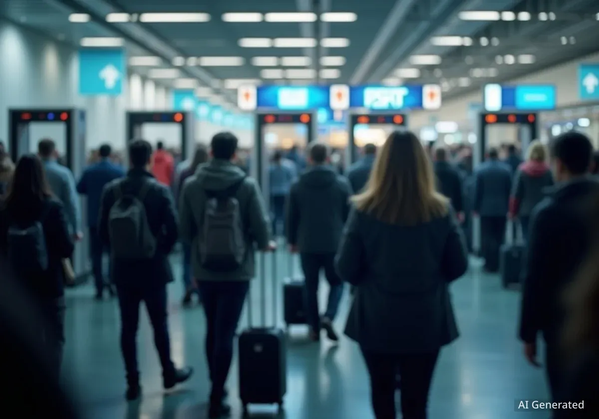 Flughafen Düsseldorf: Sicherheitslücke führt zu langen Wartezeiten