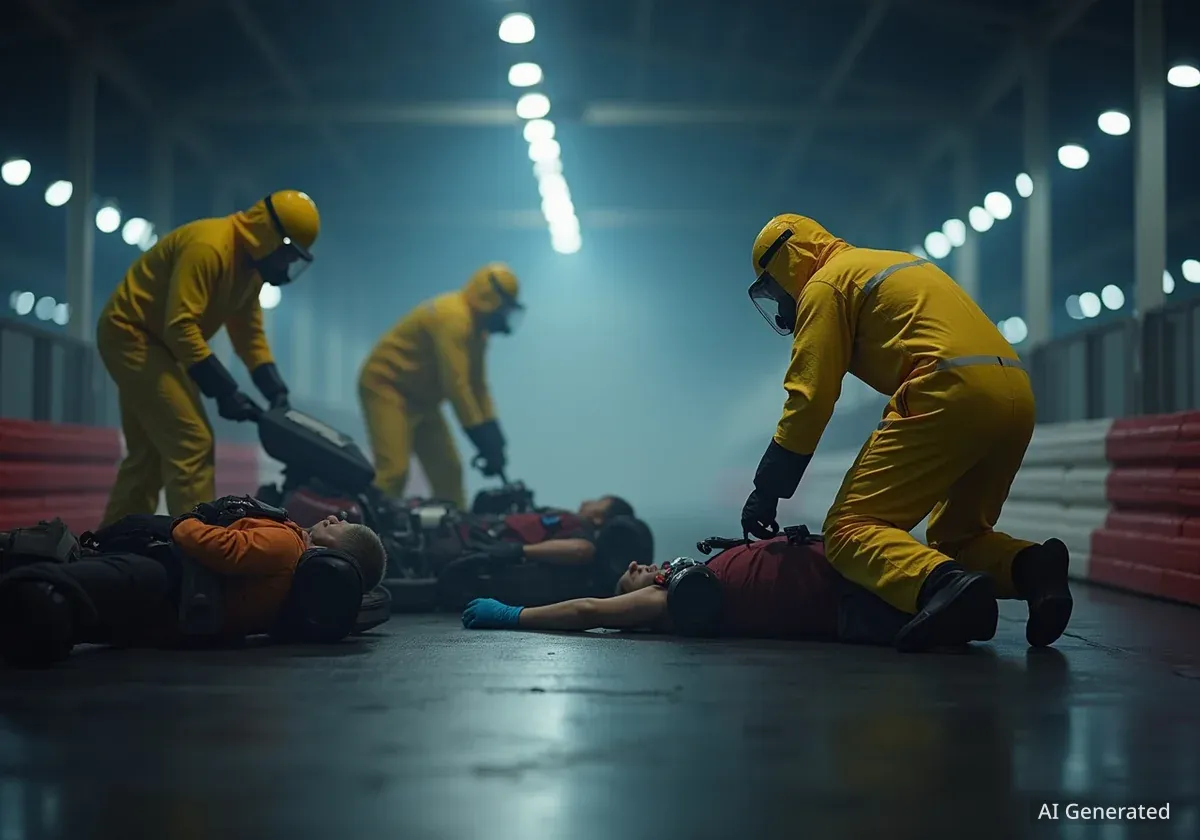 22 Verletzte nach Kohlenmonoxid-Vergiftung auf Kölner Kartbahn