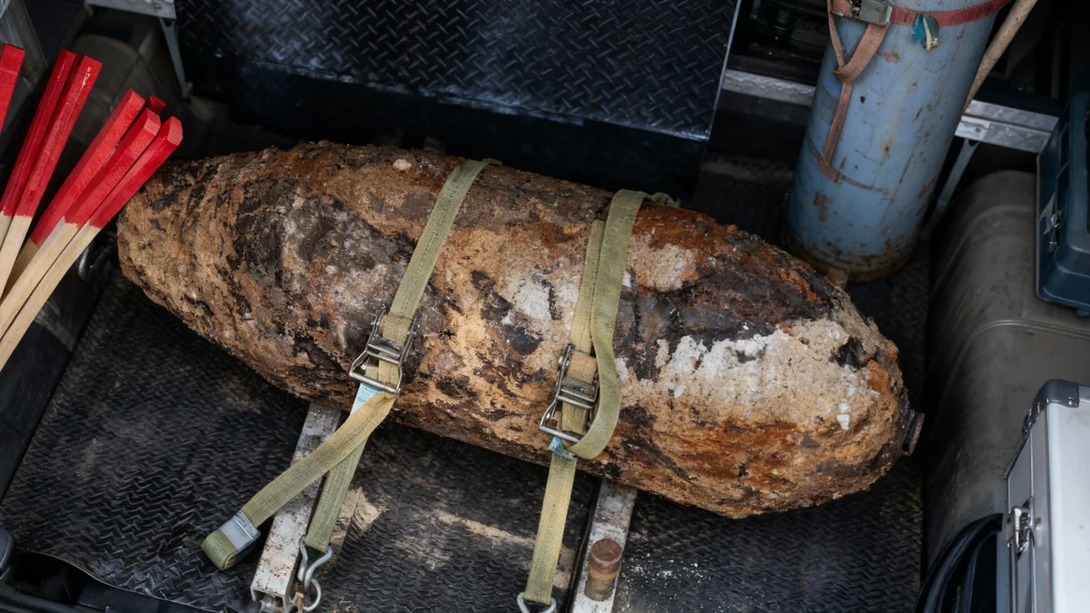 Zwei Weltkriegsbomben in Köln-Gremberghoven gefunden