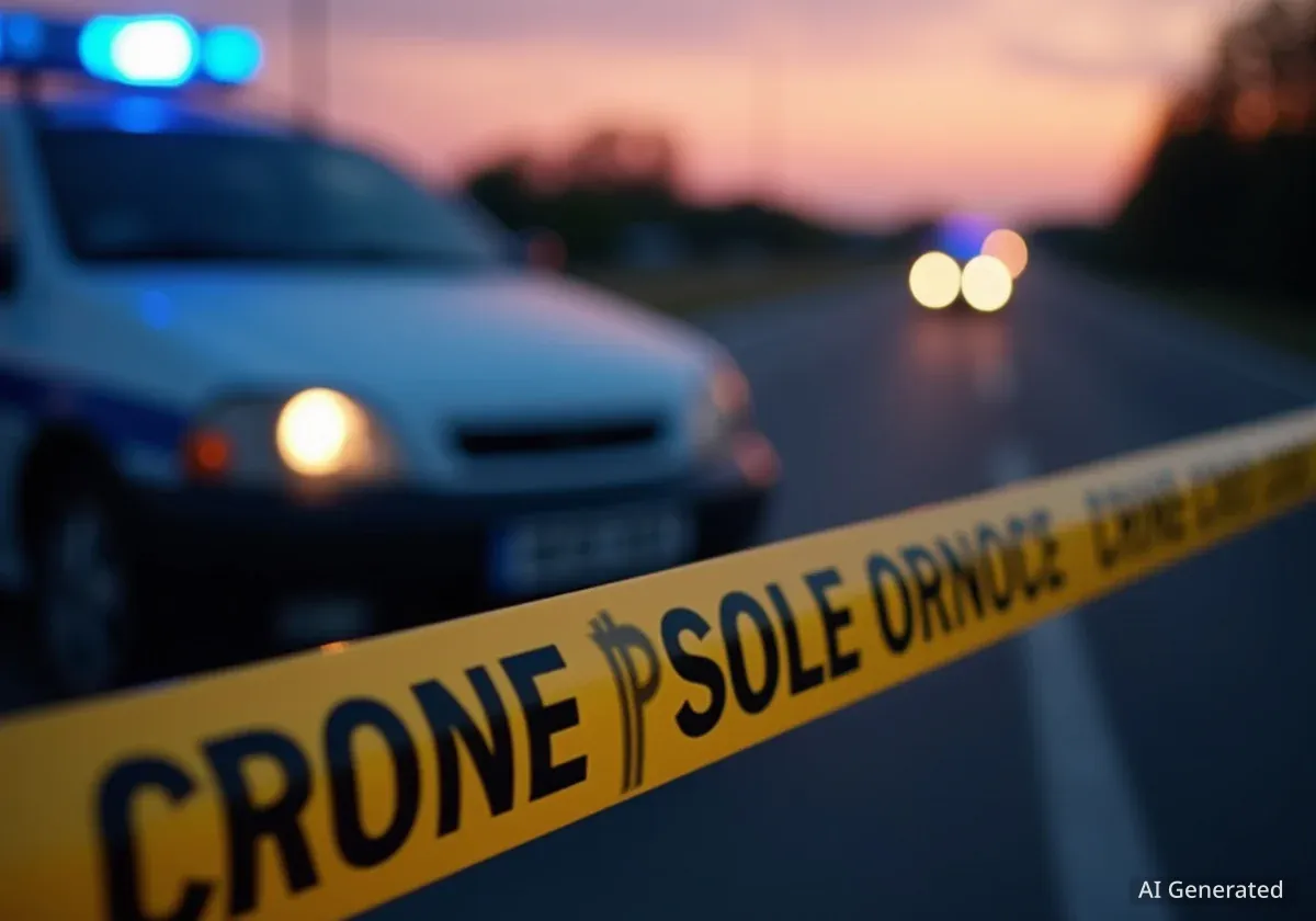 Schwerer Unfall und Tötungsdelikt fordern Einsatzkräfte