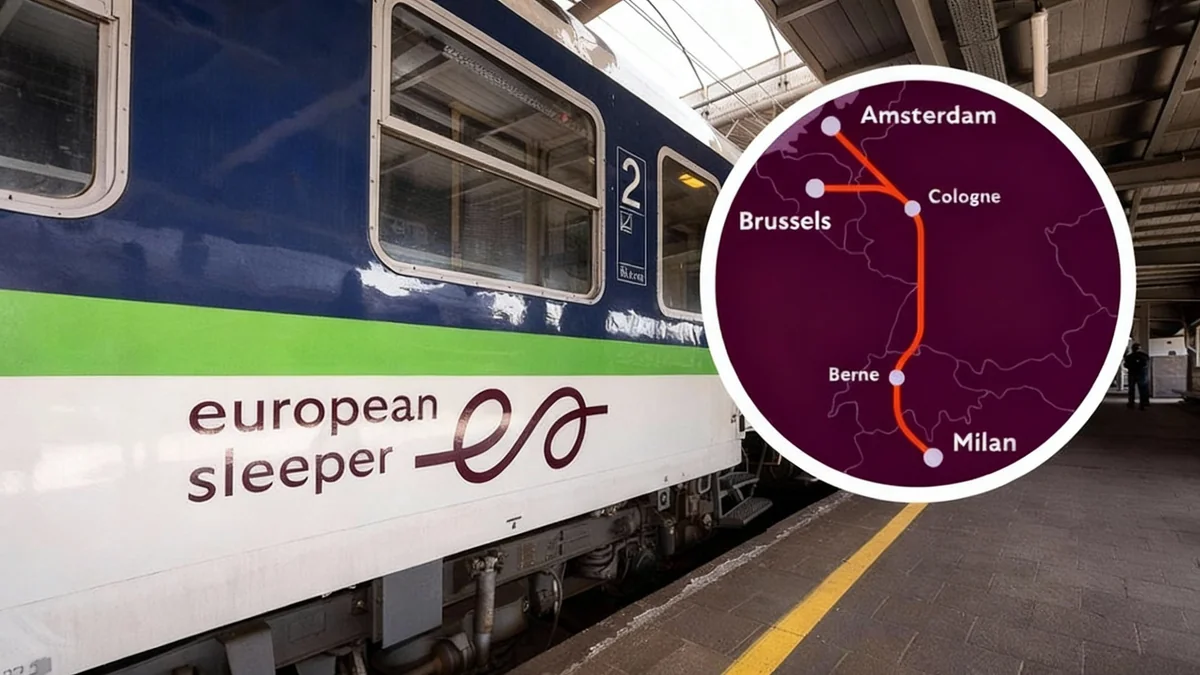 Neue Nachtzug-Verbindung von Köln nach Mailand ab 2026